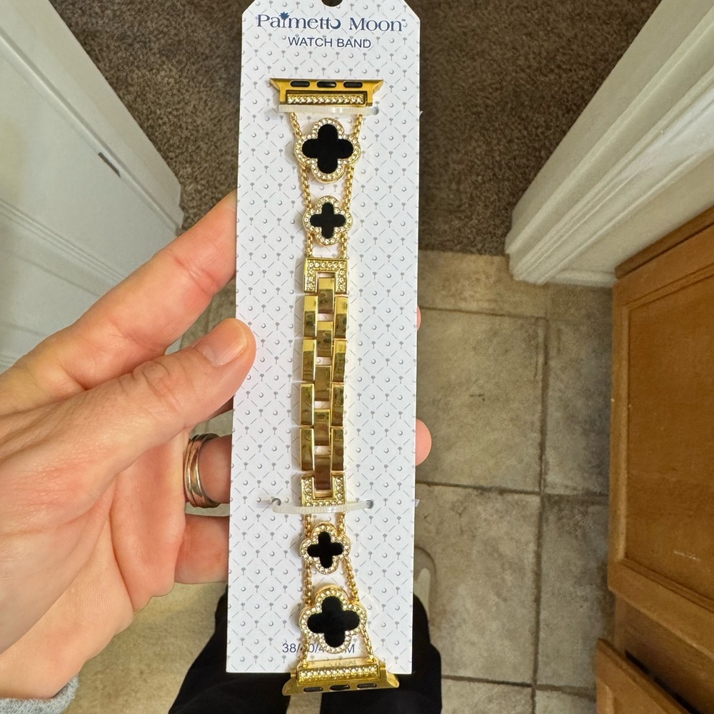 Palmetto Moon Gold and Black Watch Band